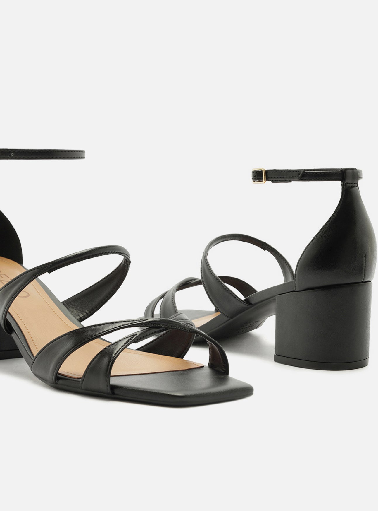 Liora Mid Block Leather Sandal Sandals Fall 26