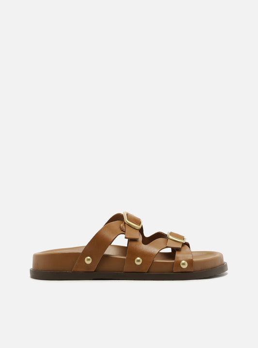 Verity Flat Leather Sandal Flats Fall 26