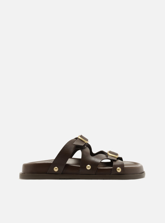 Verity Flat Leather Sandal Flats Fall 26
