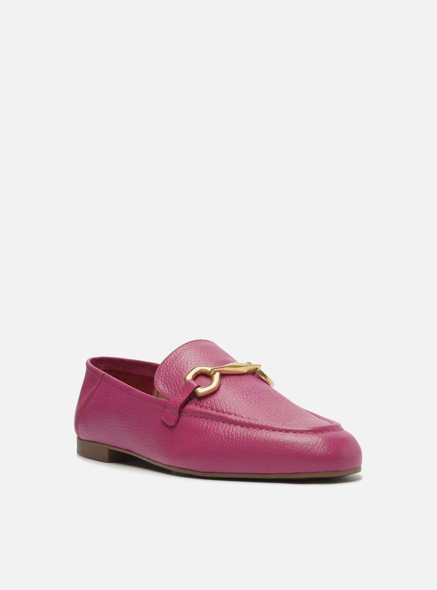 Emma Loafer | Pink Leather