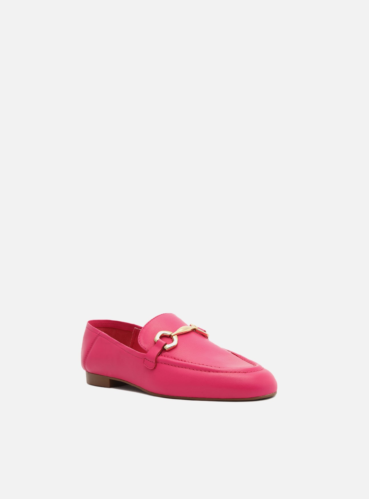 Emma Loafer | Pink Genuine Leather