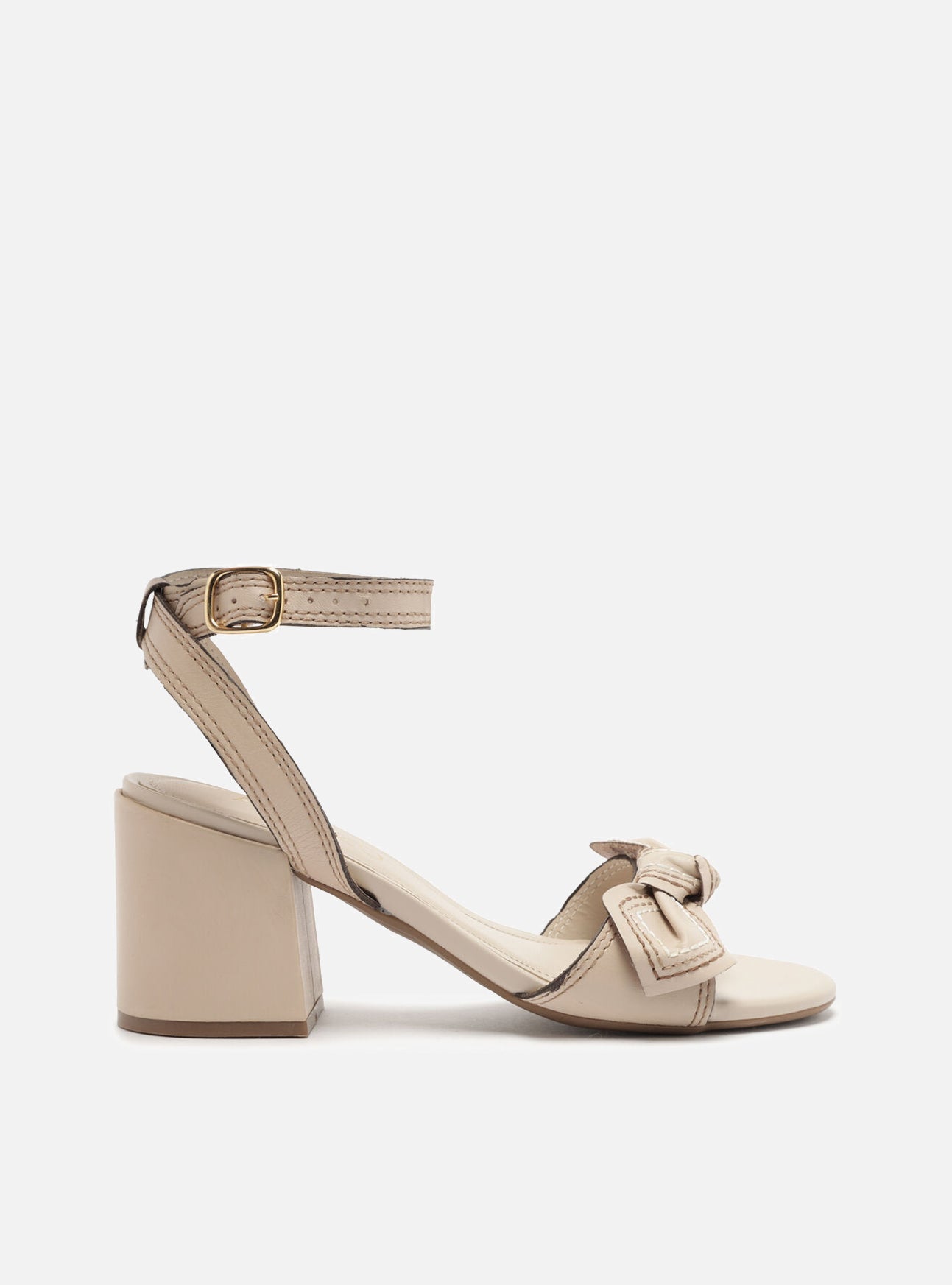 Megan Leather Block Sandal Sandal FALL 24