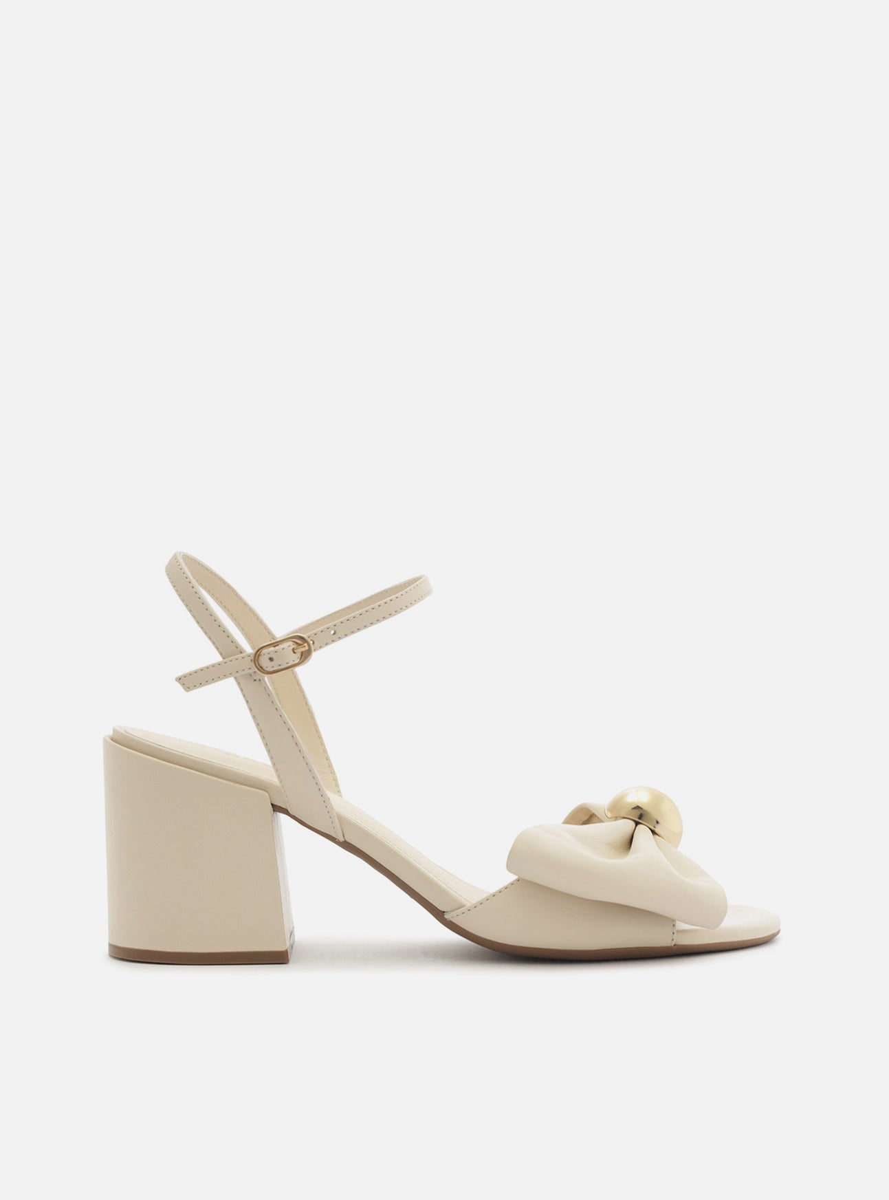 Rayna Mid Block Leather Sandal Sandal F/25