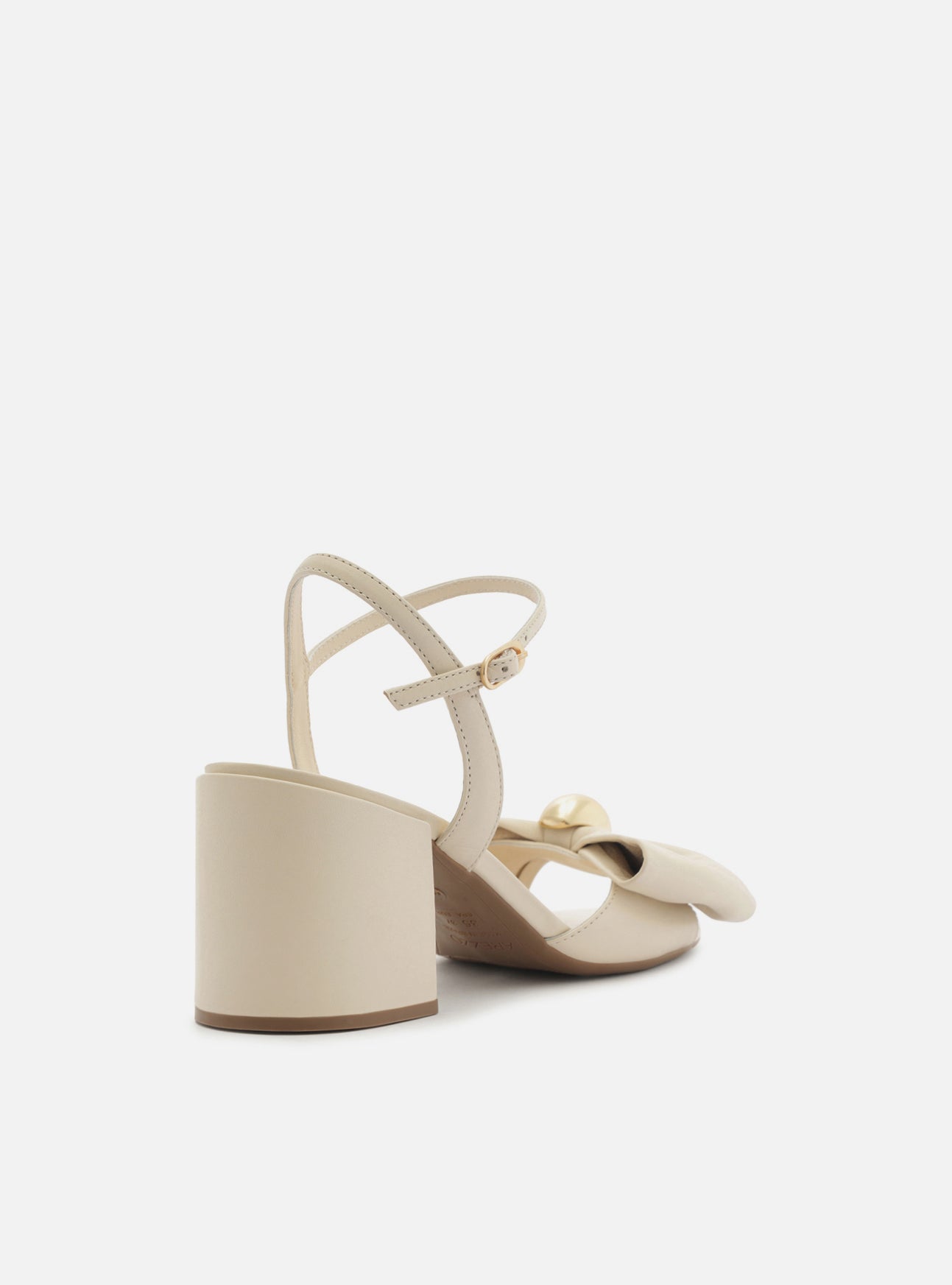 Rayna Mid Block Leather Sandal Sandal F/25