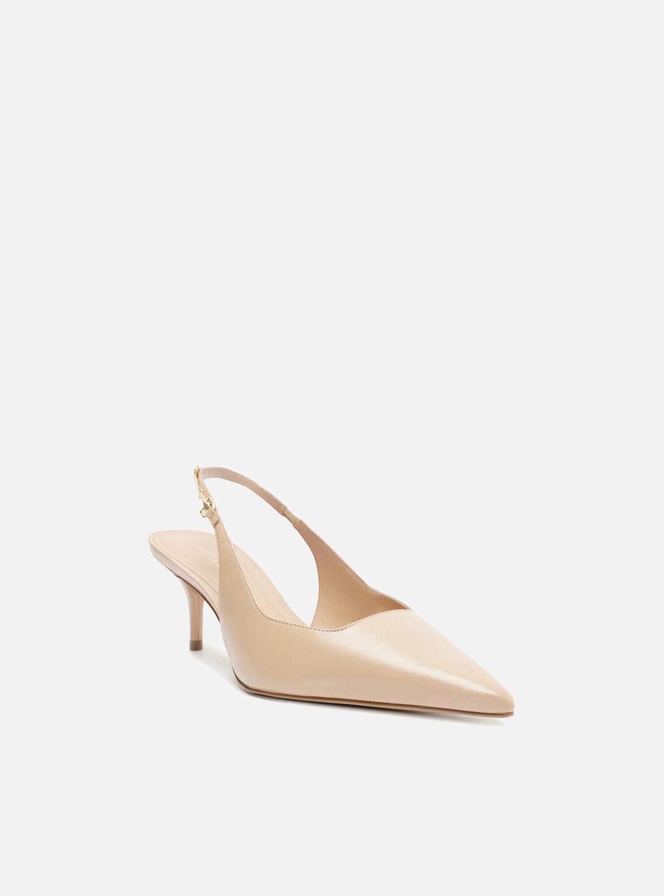 Rey Mid Stiletto Leather Pump Pumps R/26