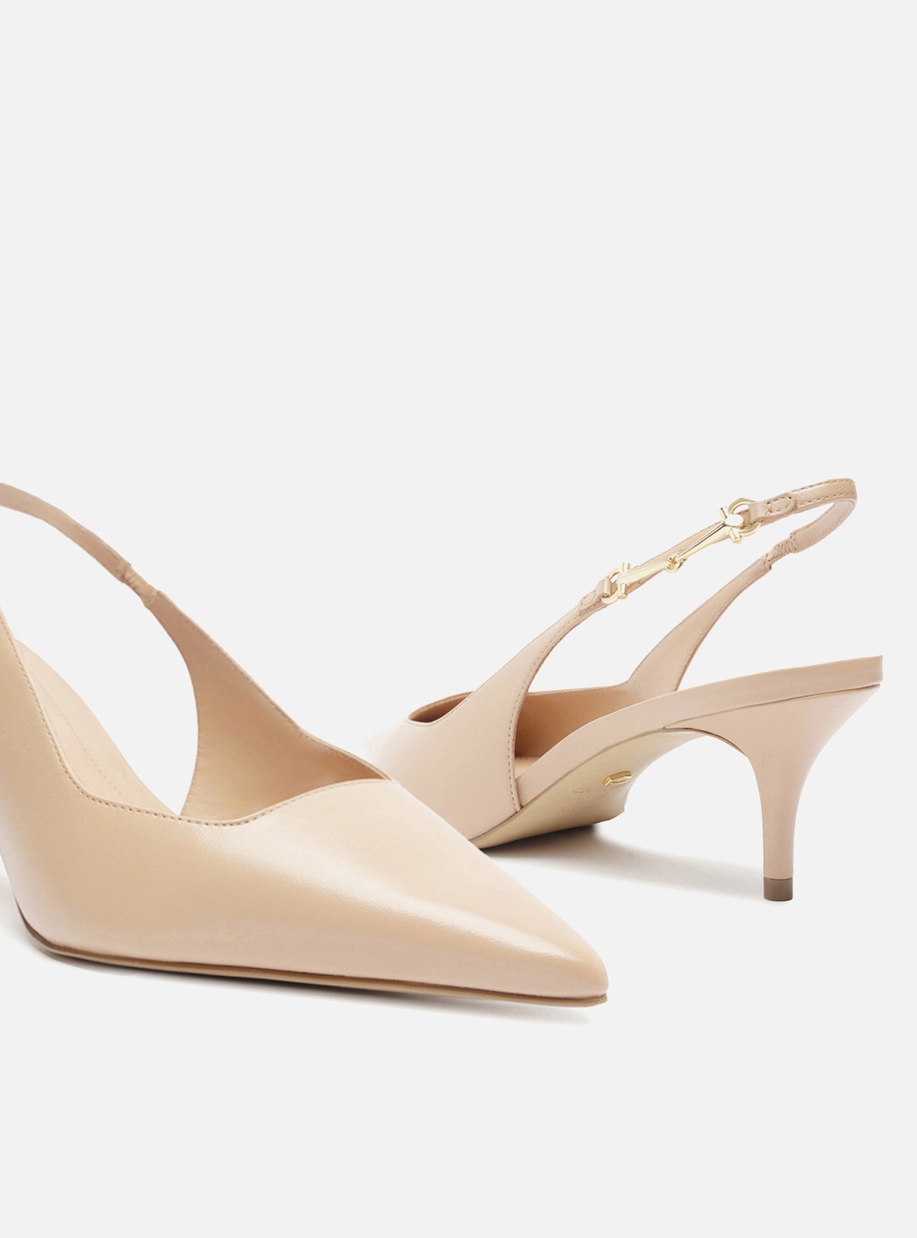 Rey Mid Stiletto Leather Pump Pumps R/26