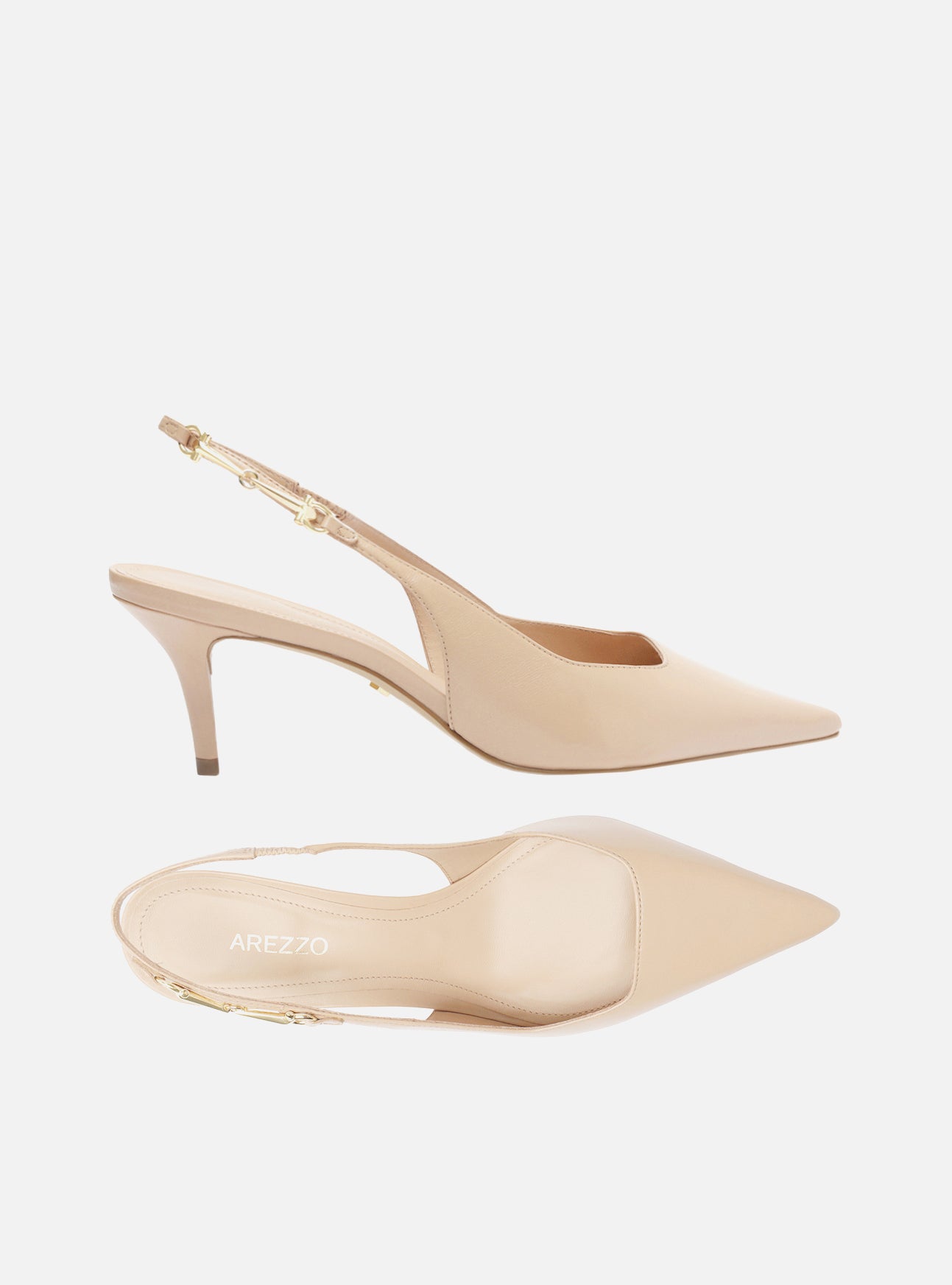Rey Mid Stiletto Leather Pump Pumps R/26