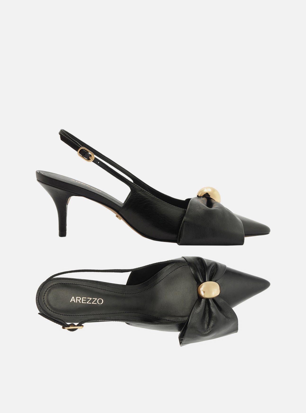 Rayna Low Stiletto Leather Pump Pump F/25