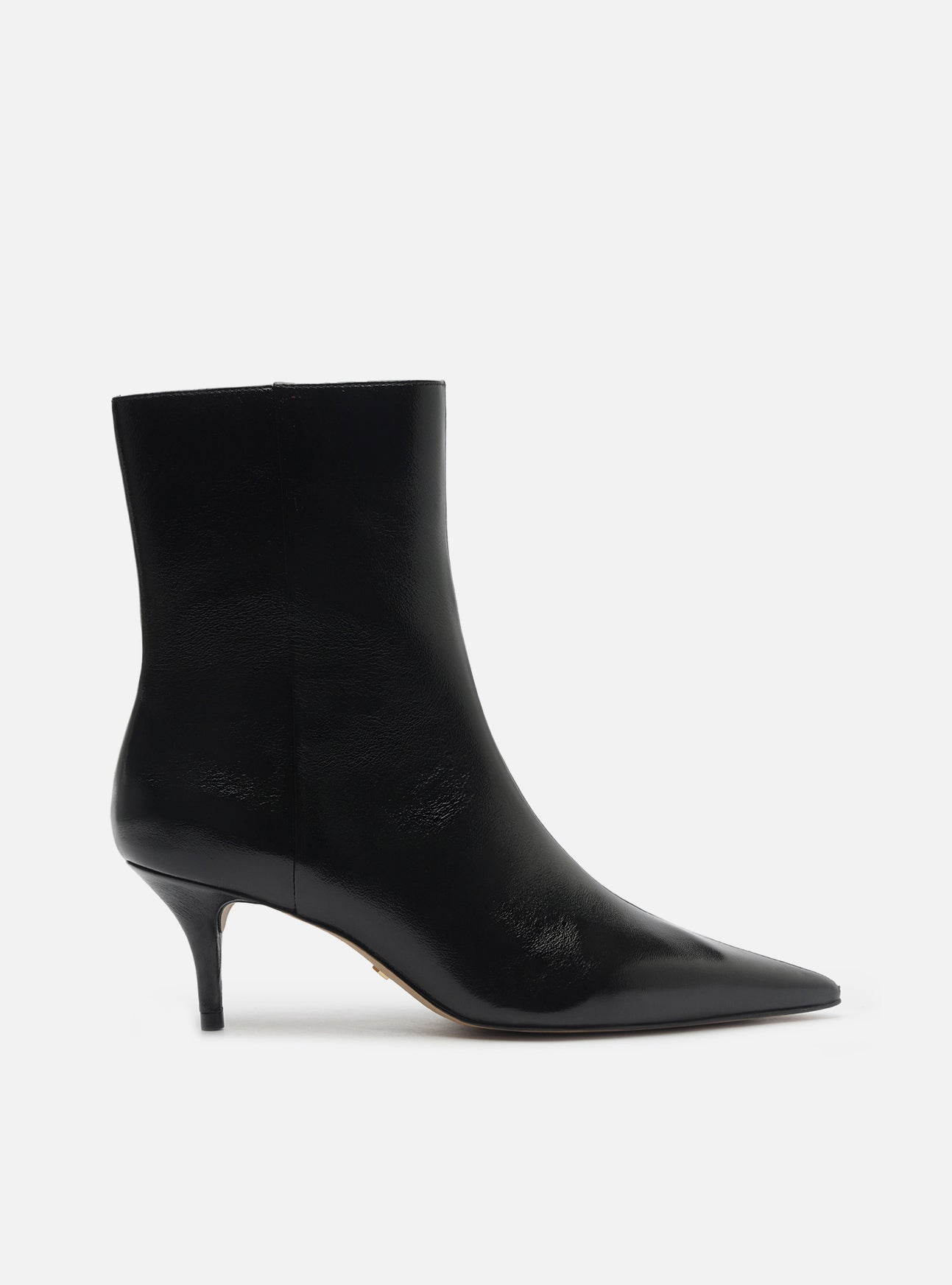 Sasha Low Stiletto Leather Boot Boot F/25