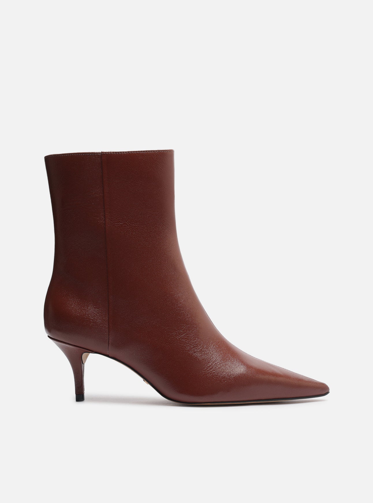 Sasha Low Stiletto Leather Boot Boot F/25