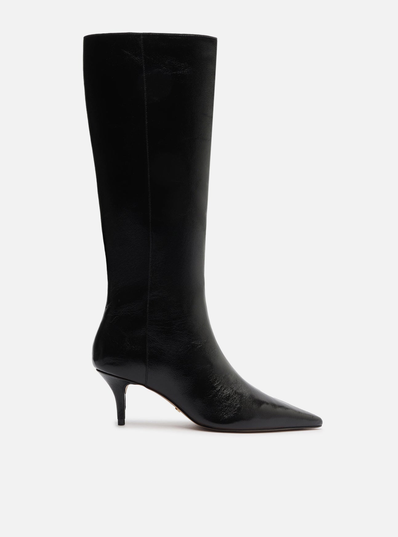 Sasha Low Stiletto Leather Boot Boot F/25