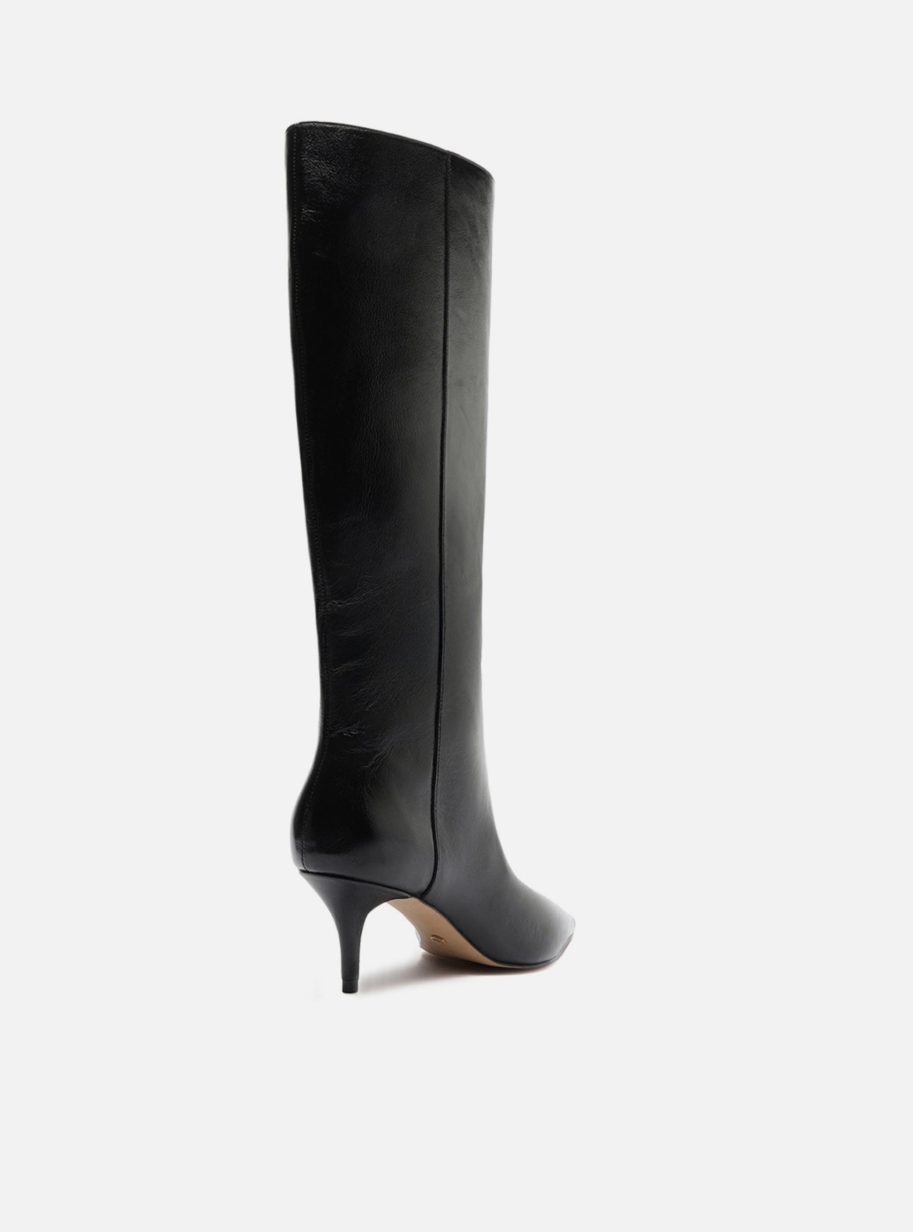 Sasha Low Stiletto Leather Boot Boot F/25