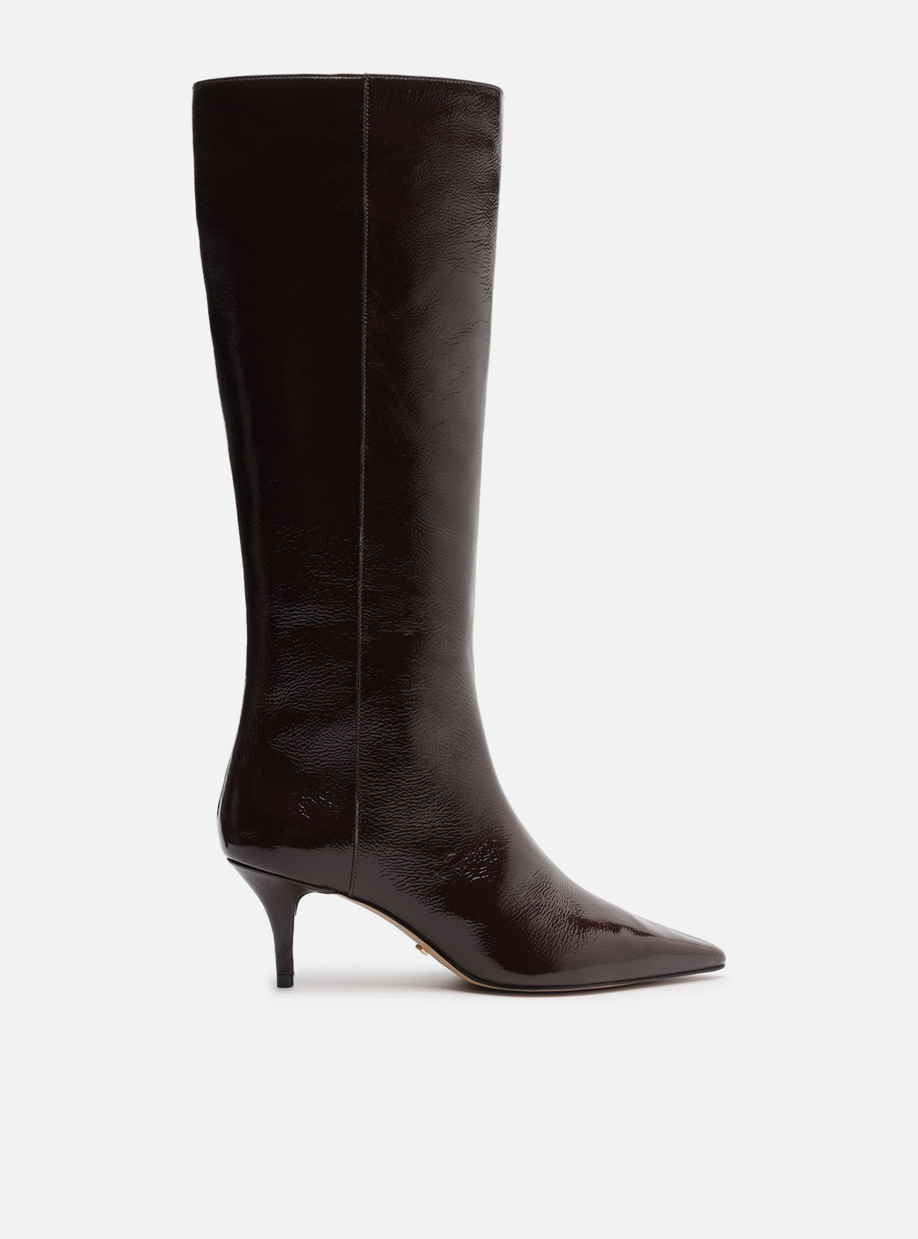 Sasha Low Stiletto Leather Boot Boot F/25