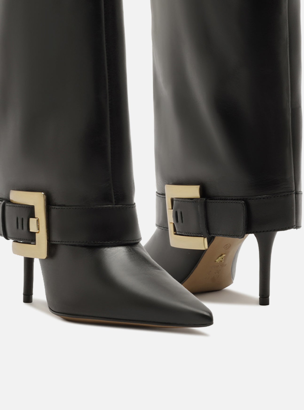 Kenny Mid Stiletto Leather Boot Boots Fall 26