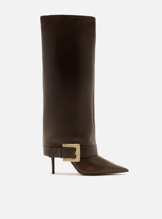 Kenny Mid Stiletto Leather Boot Boots Fall 26