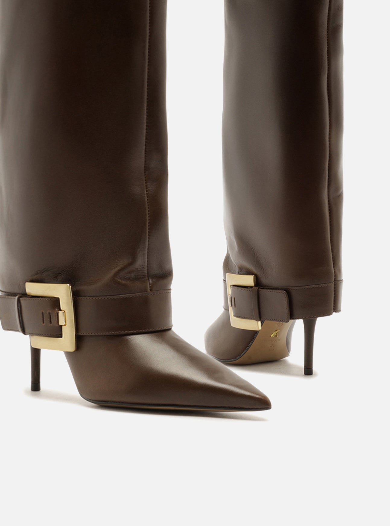Kenny Mid Stiletto Leather Boot Boots Fall 26