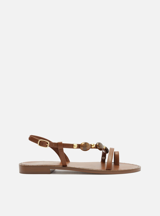 Diana Eco Leather Flat Sandals U/26