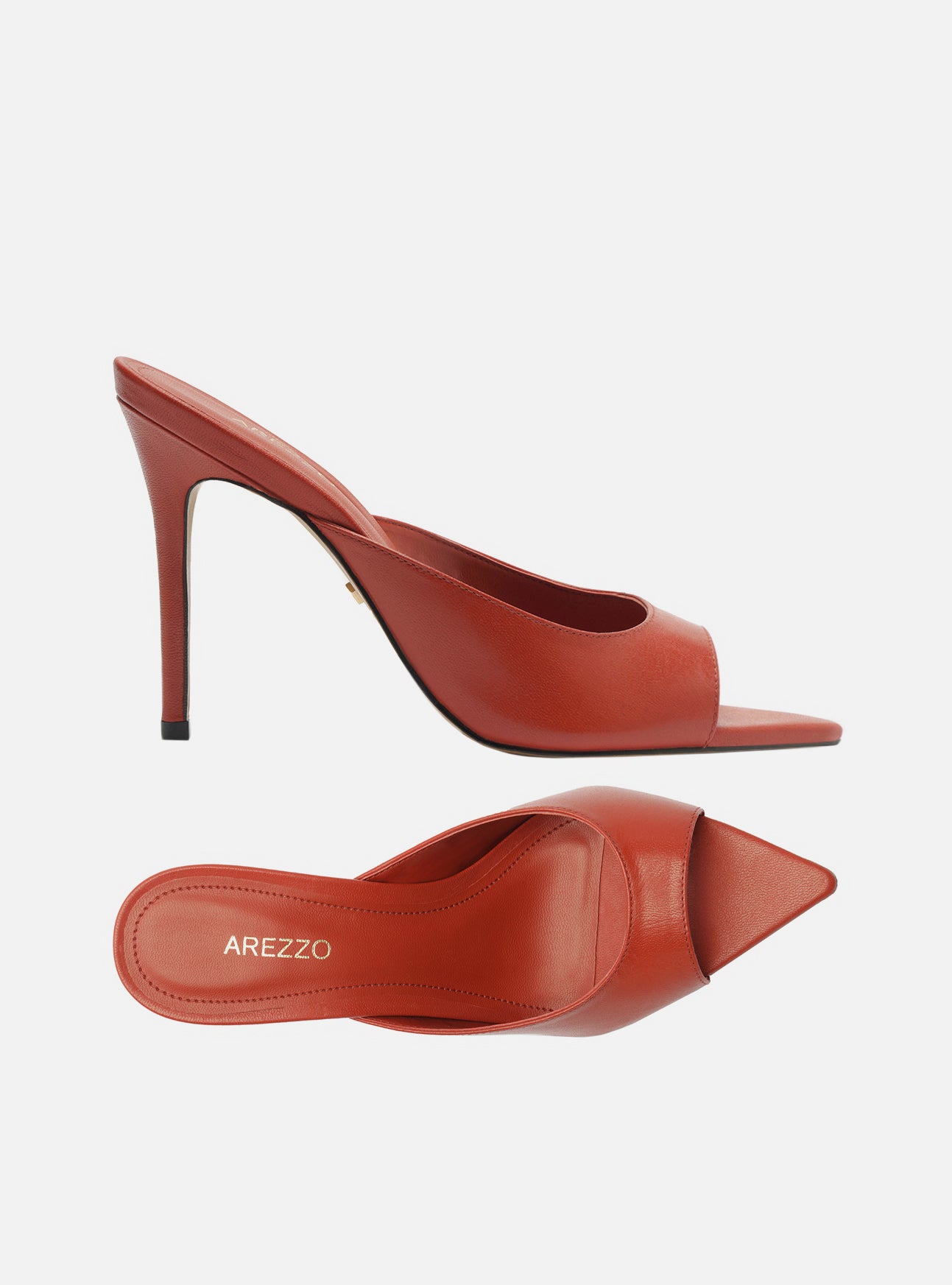 Roberta Leather Mule Sandals S/25