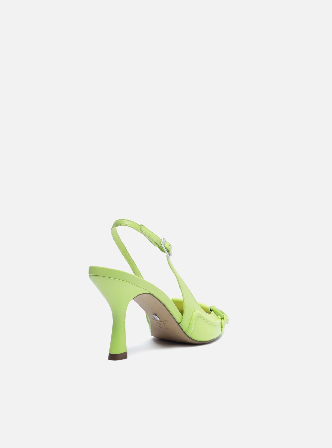 Delilah Green High Stiletto Genuine Leather Pump – Arezzo