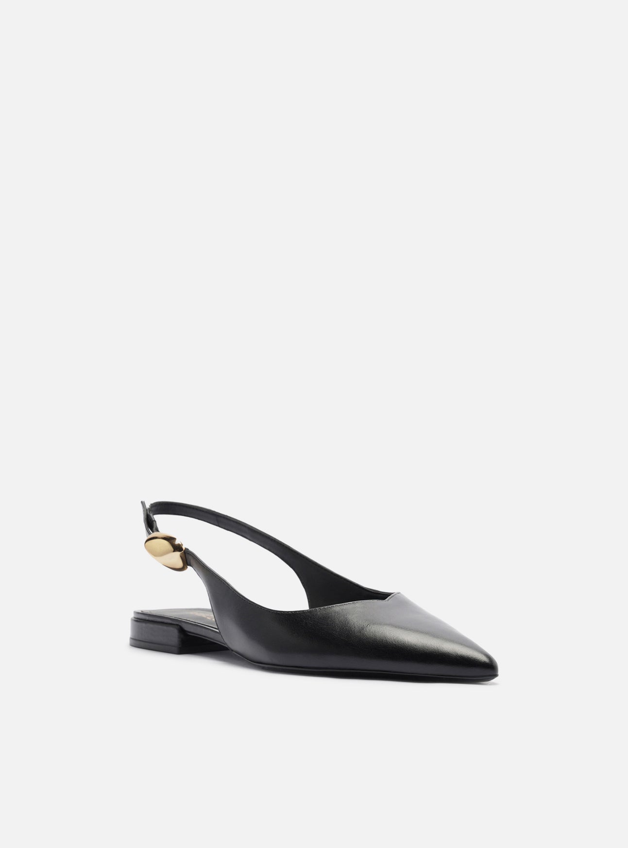 Farrah Ballet Leather Flat Ballerina F/25