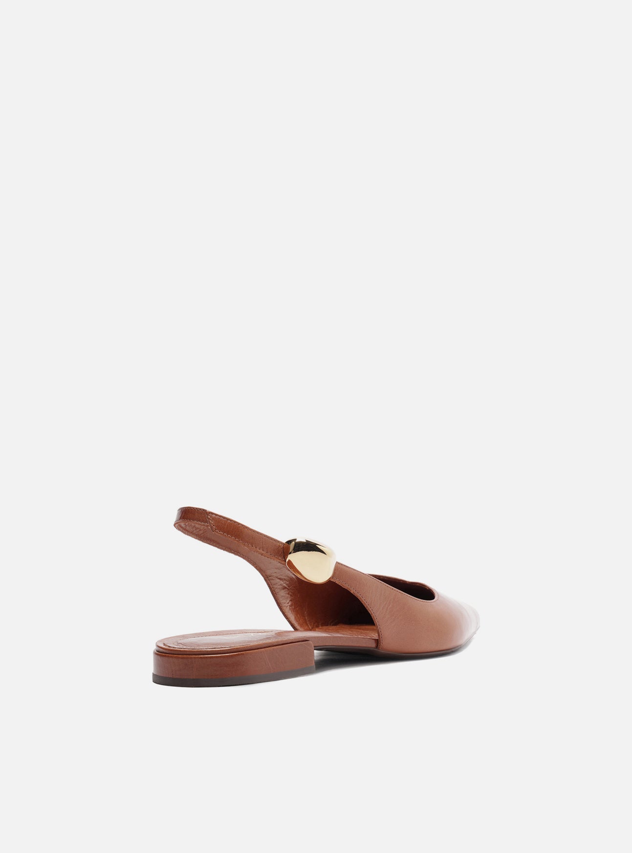 Farrah Ballet Leather Flat Ballerinas F/25