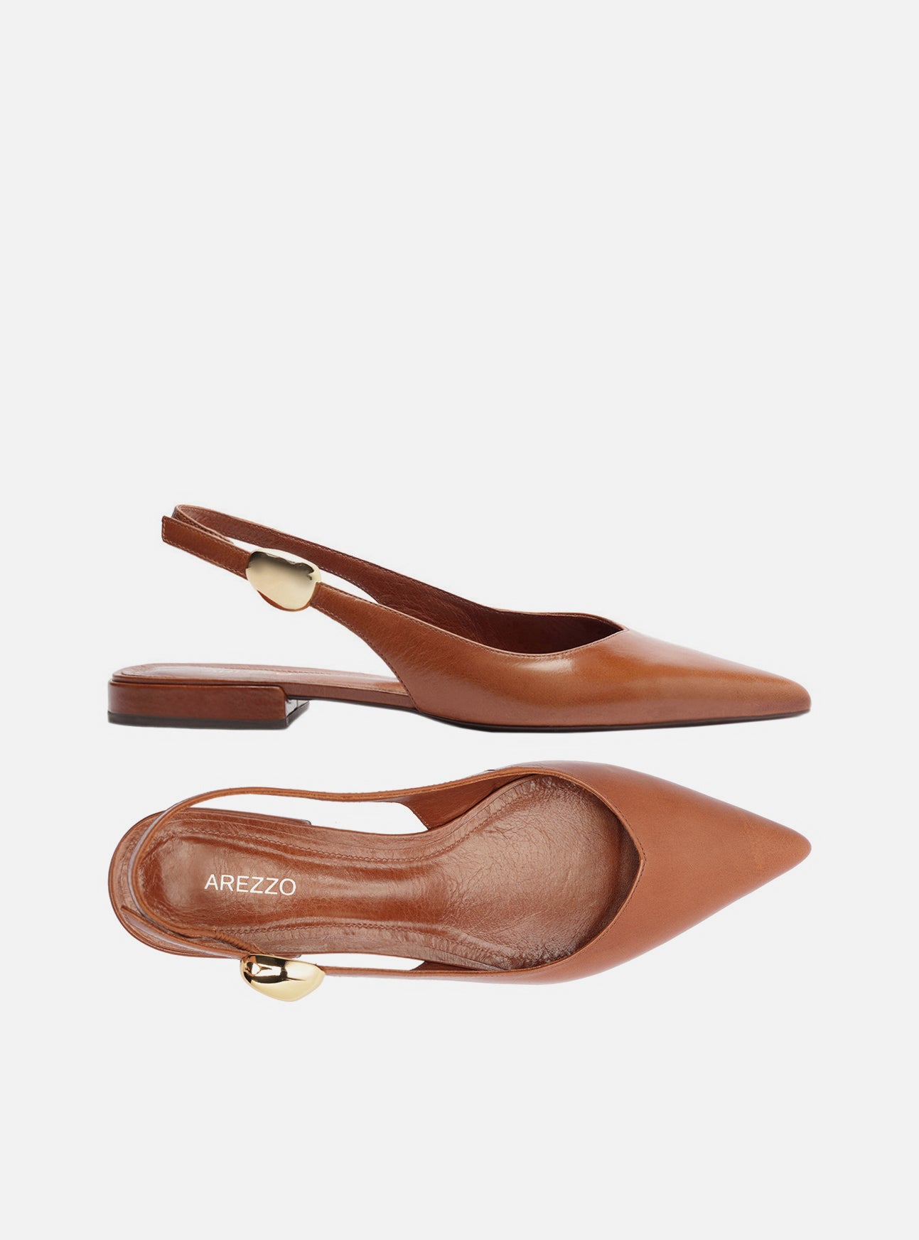 Farrah Ballet Leather Flat Ballerinas F/25
