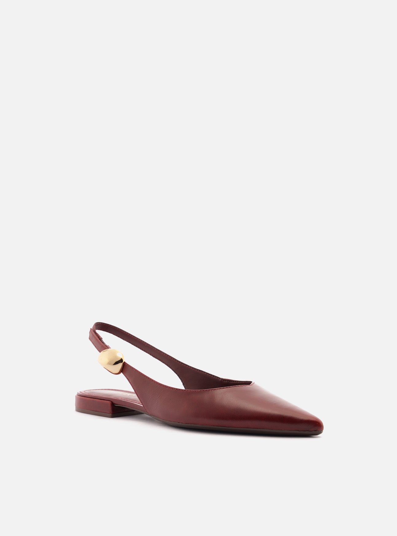 Farrah Ballet Leather Flat Ballerina F/25