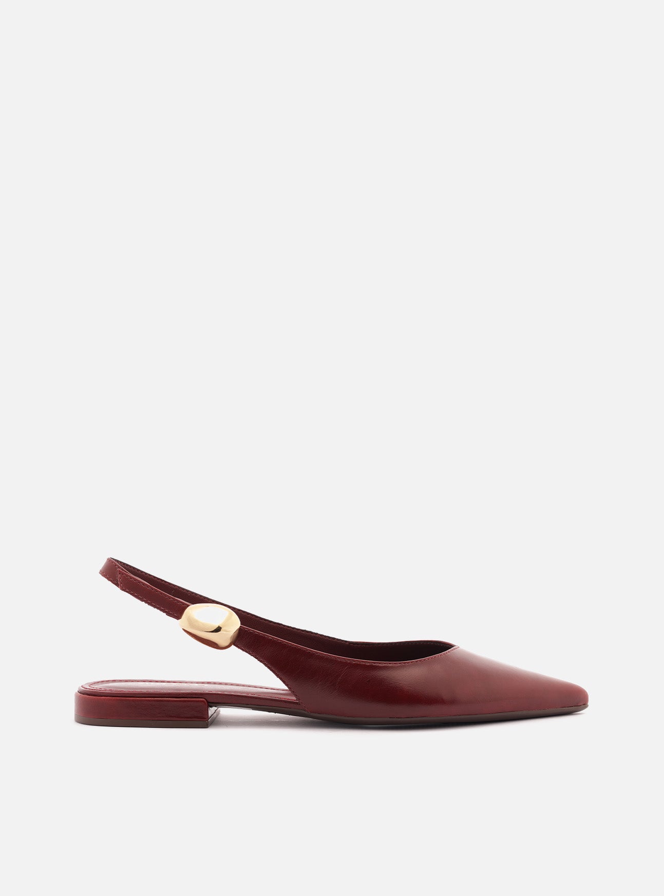 Farrah Ballet Leather Flat Ballerina F/25