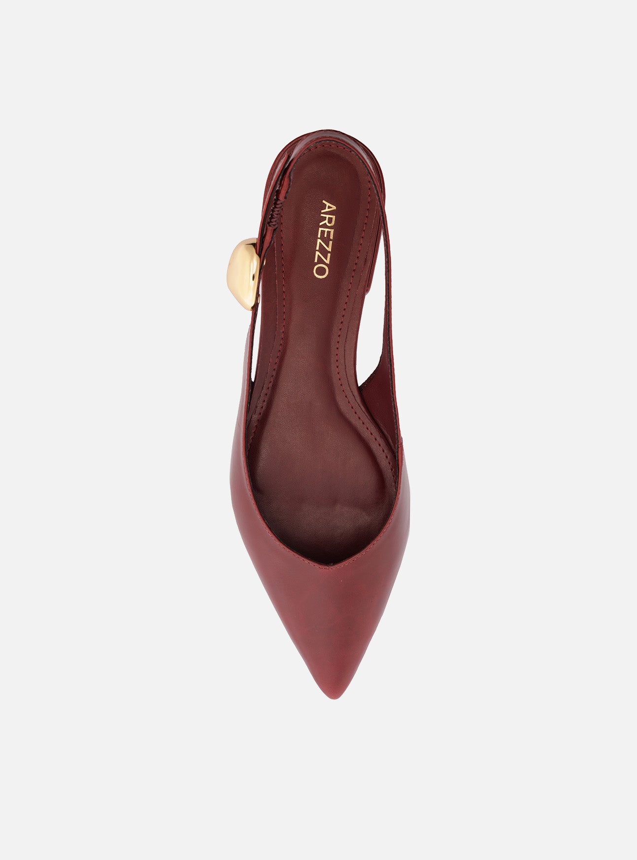 Farrah Ballet Leather Flat Ballerina F/25
