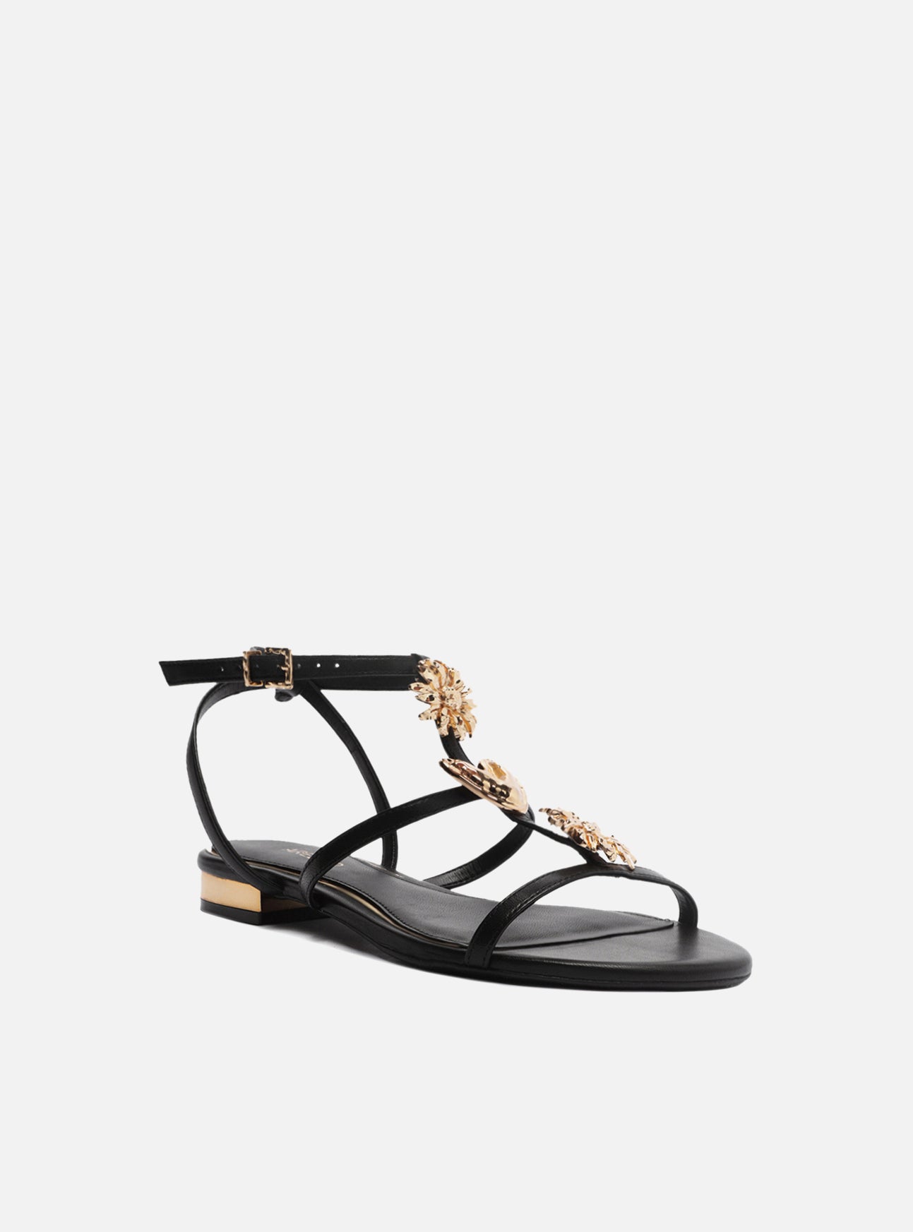 The Campaign Leather Flat Sandal