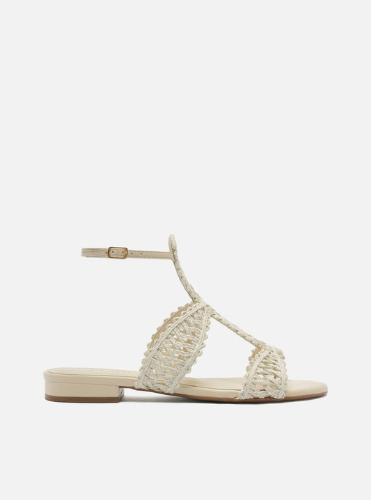 Ciara Fabric Flat Sandals S/26