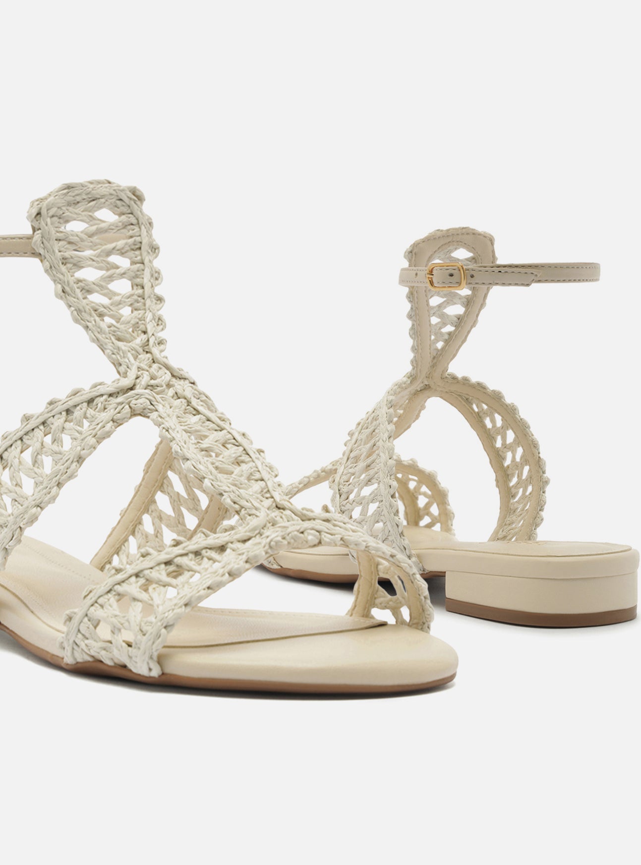 Ciara Fabric Flat Sandals S/26