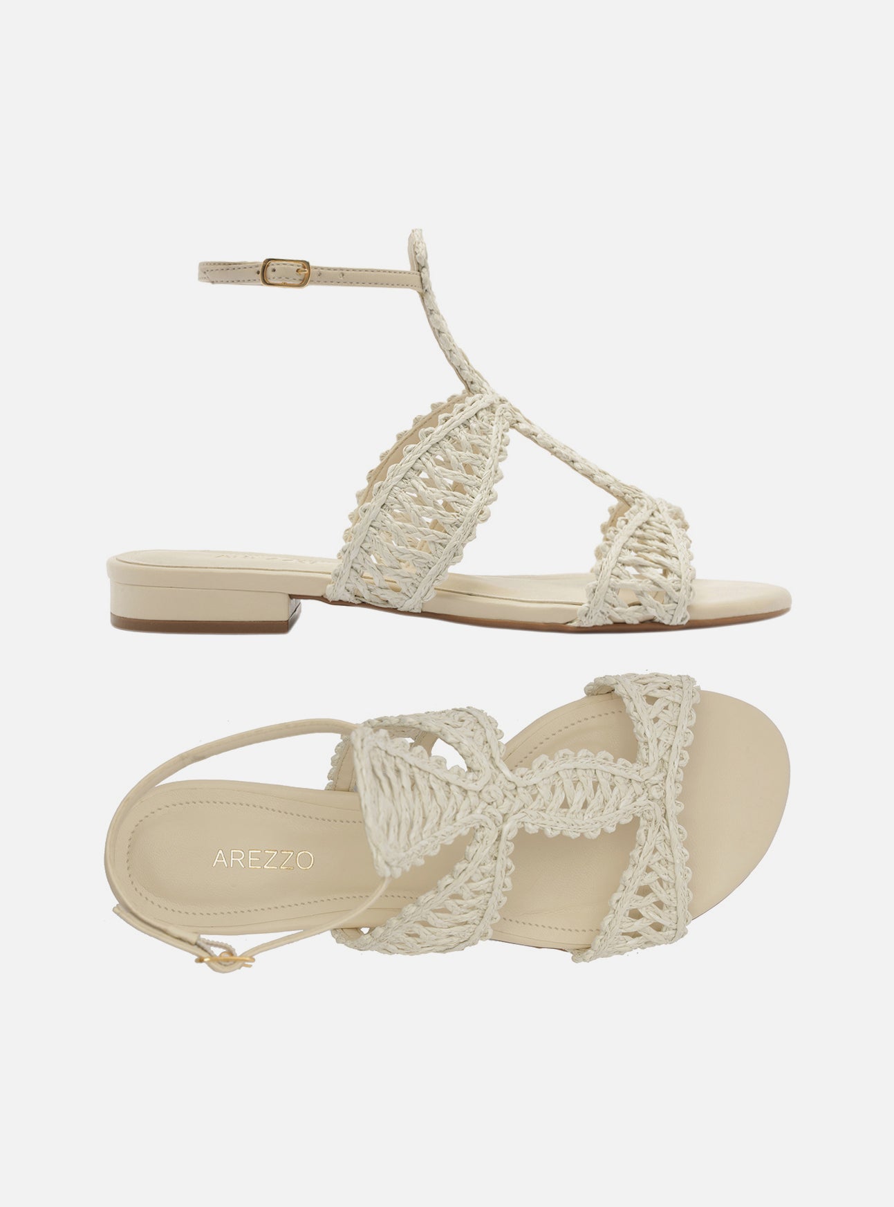 Ciara Fabric Flat Sandals S/26