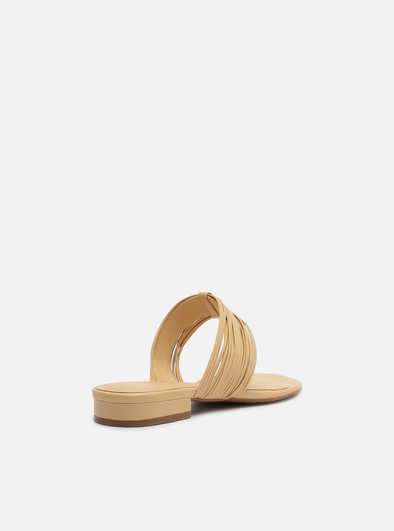 Elani Leather Flat Sandals S/26