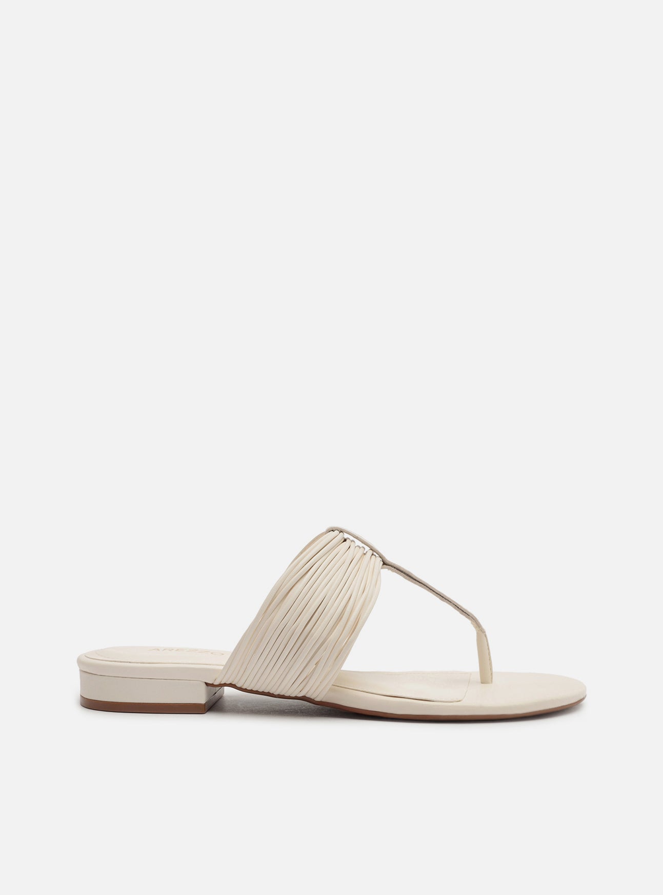 Elani Leather Flat Sandals S/26