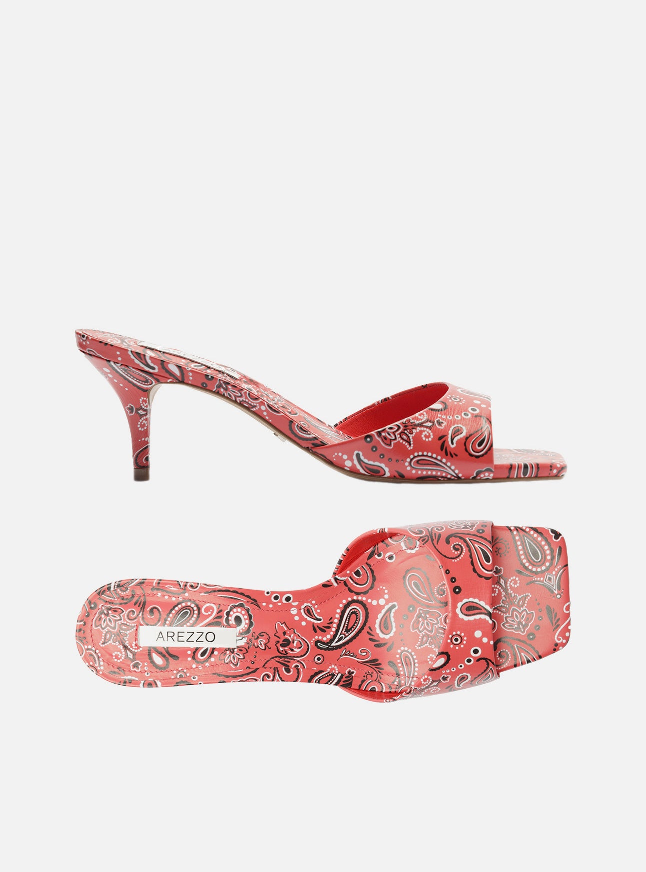 Livia Mid Stiletto Paisley Sandal Sandal FALL 24