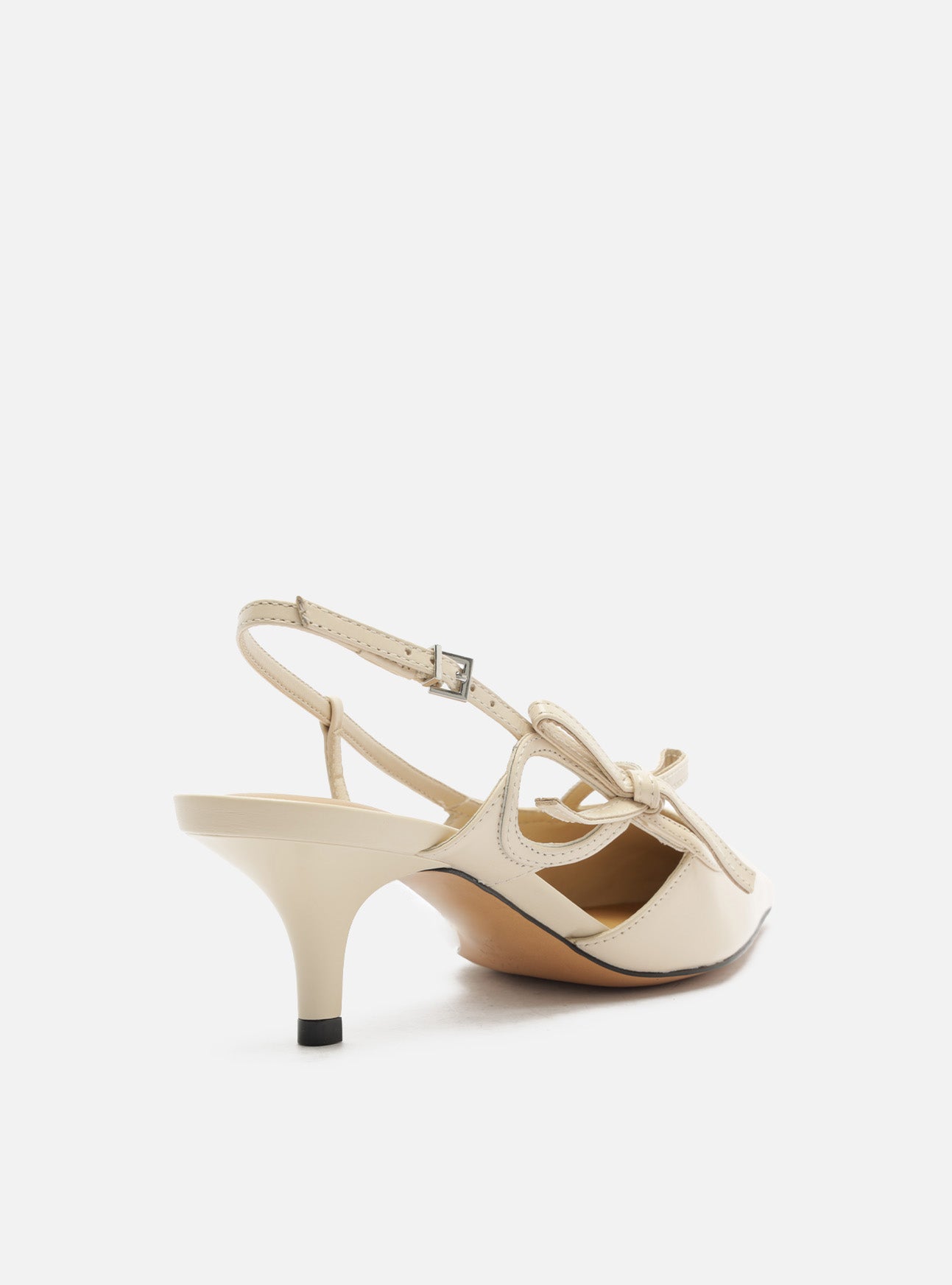 Tessa Mid Stiletto Leather Pump Pumps S/26