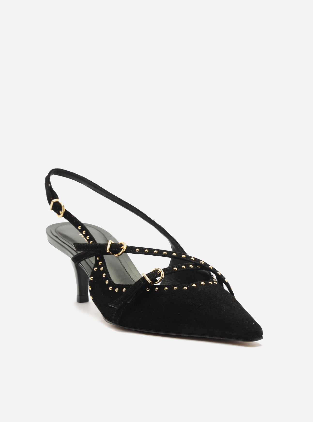 Tiffany Mid Stiletto Nubuck Leather Pump Pumps R/26