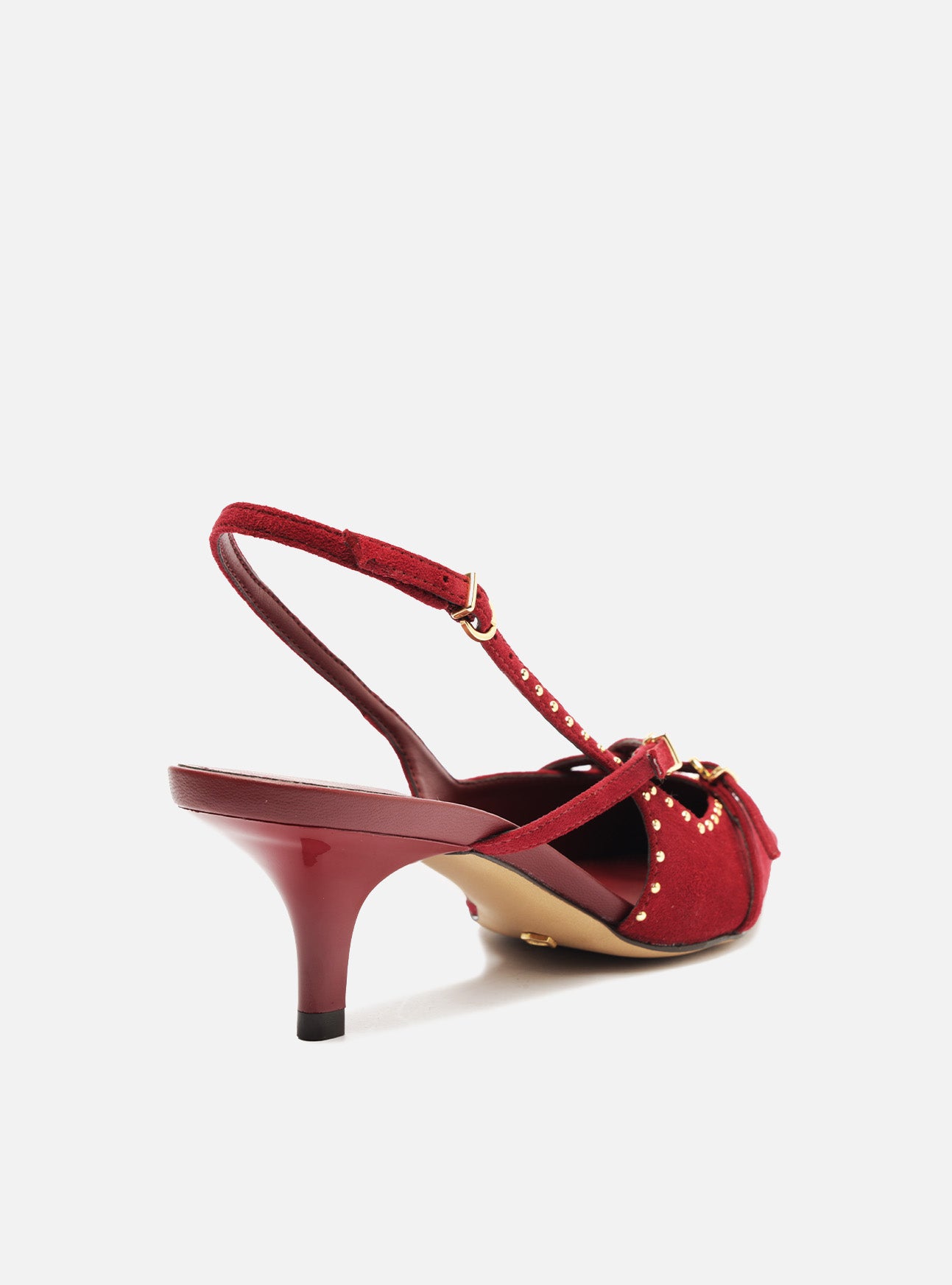 Tiffany Mid Stiletto Nubuck Leather Pump Pumps R/26