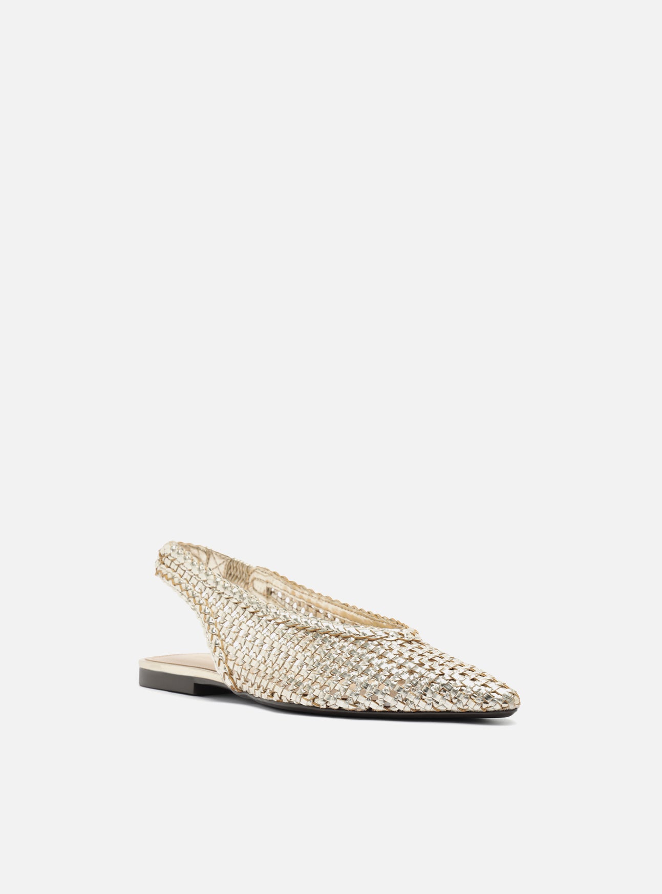 Eva Ballet Leather Flat Sandals U/26