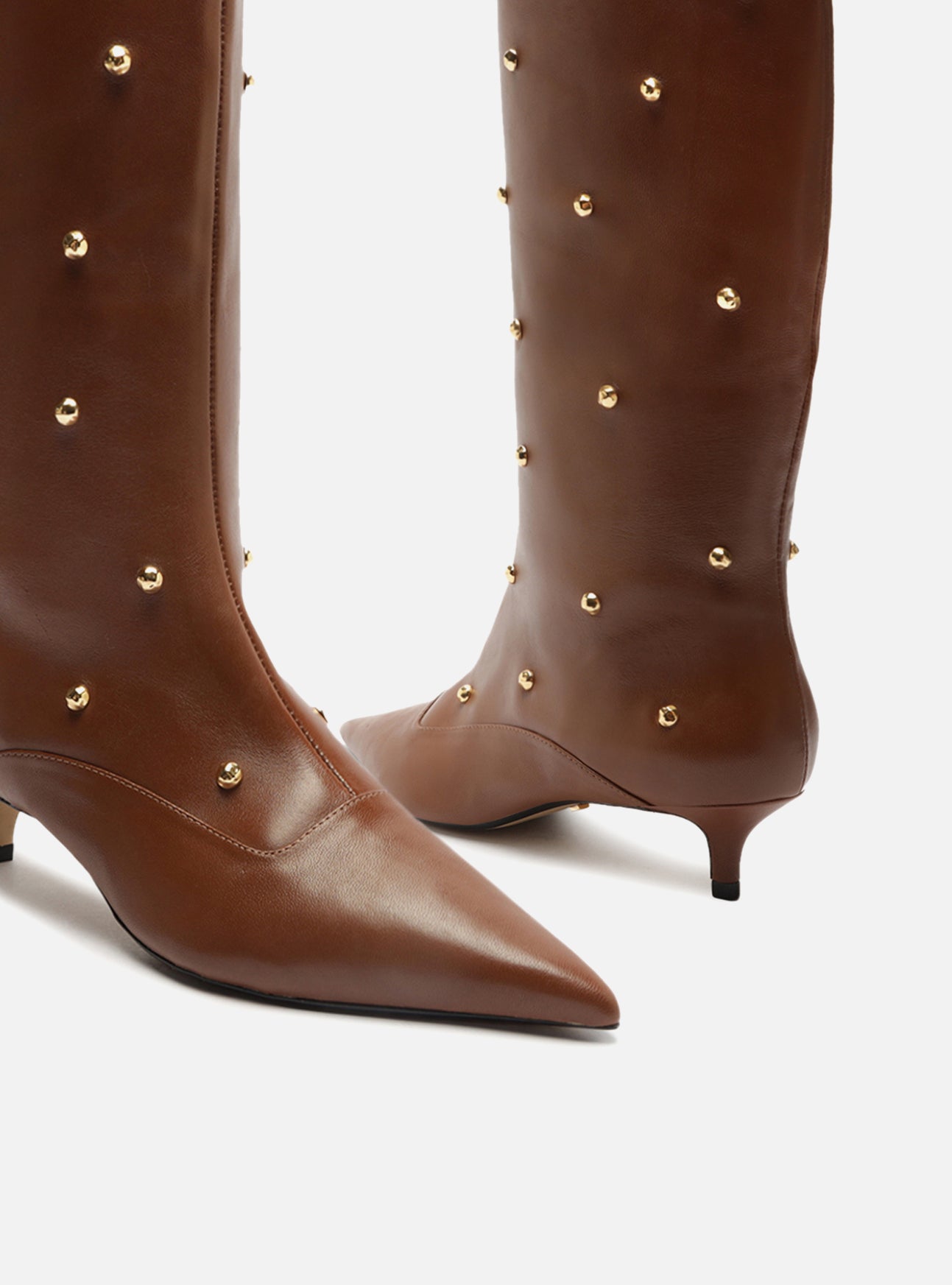 The Campaign Brown Leather Boot Boot PRE FALL 24
