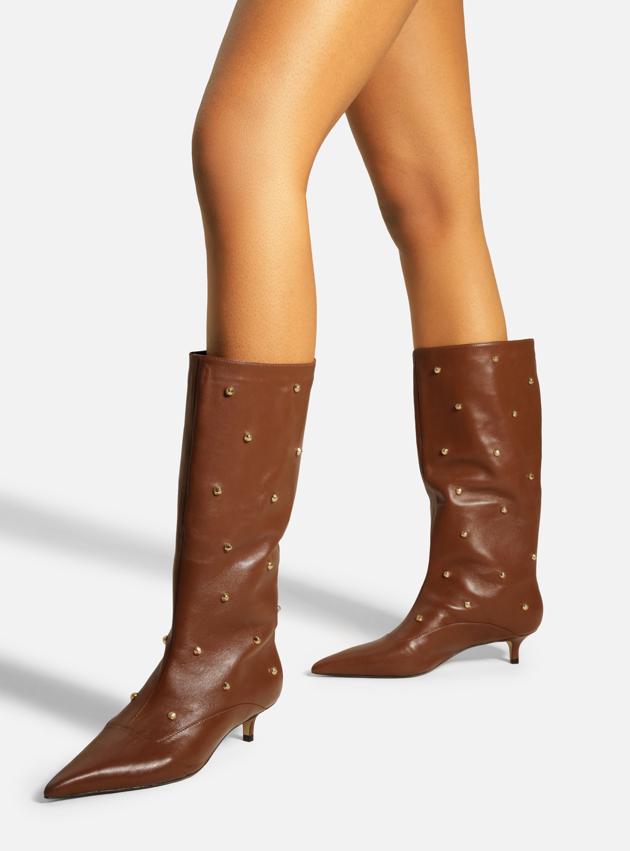 The Campaign Brown Leather Boot Boot PRE FALL 24