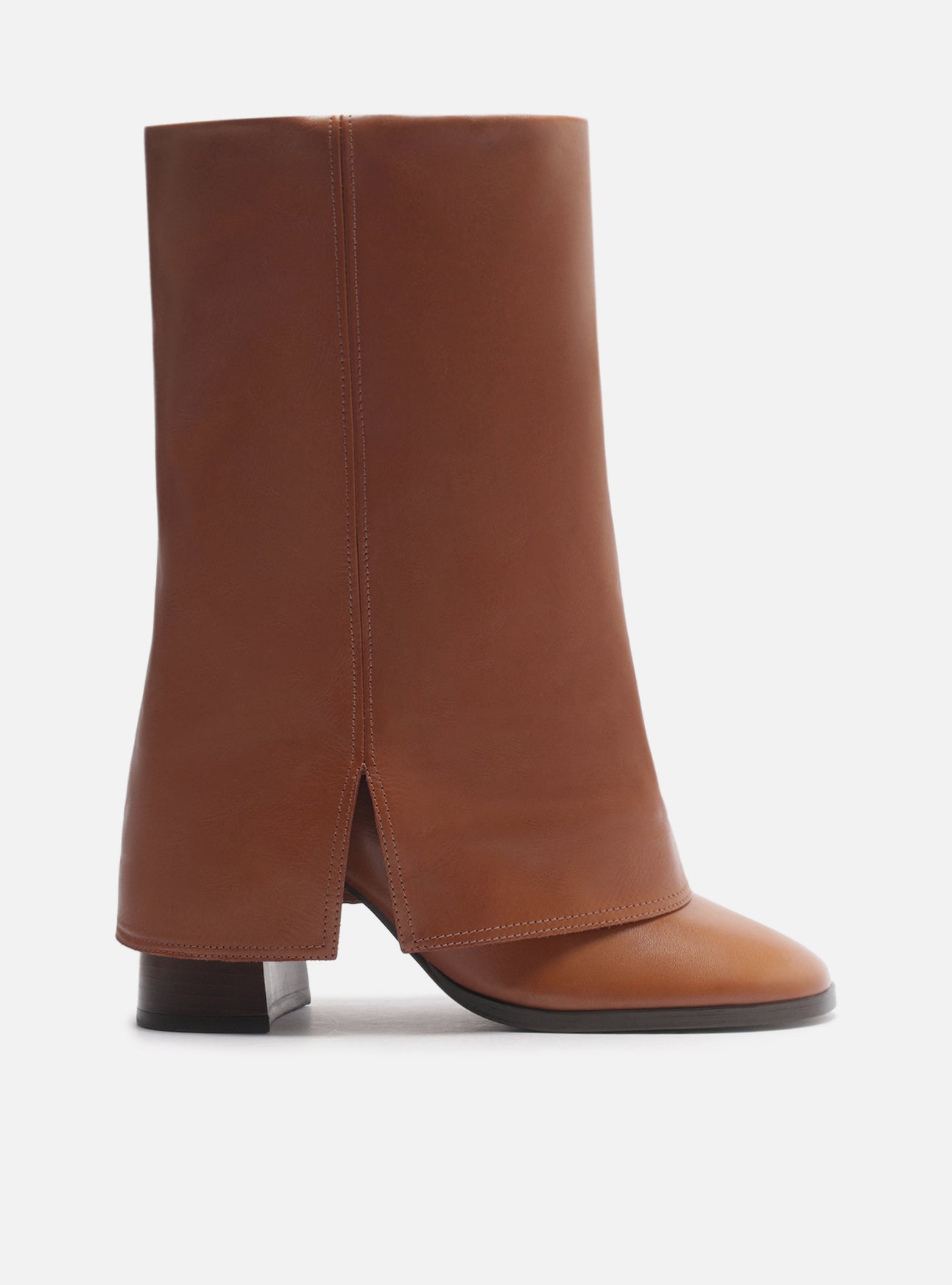 Harper Mid Block Leather Boot Boot F/25