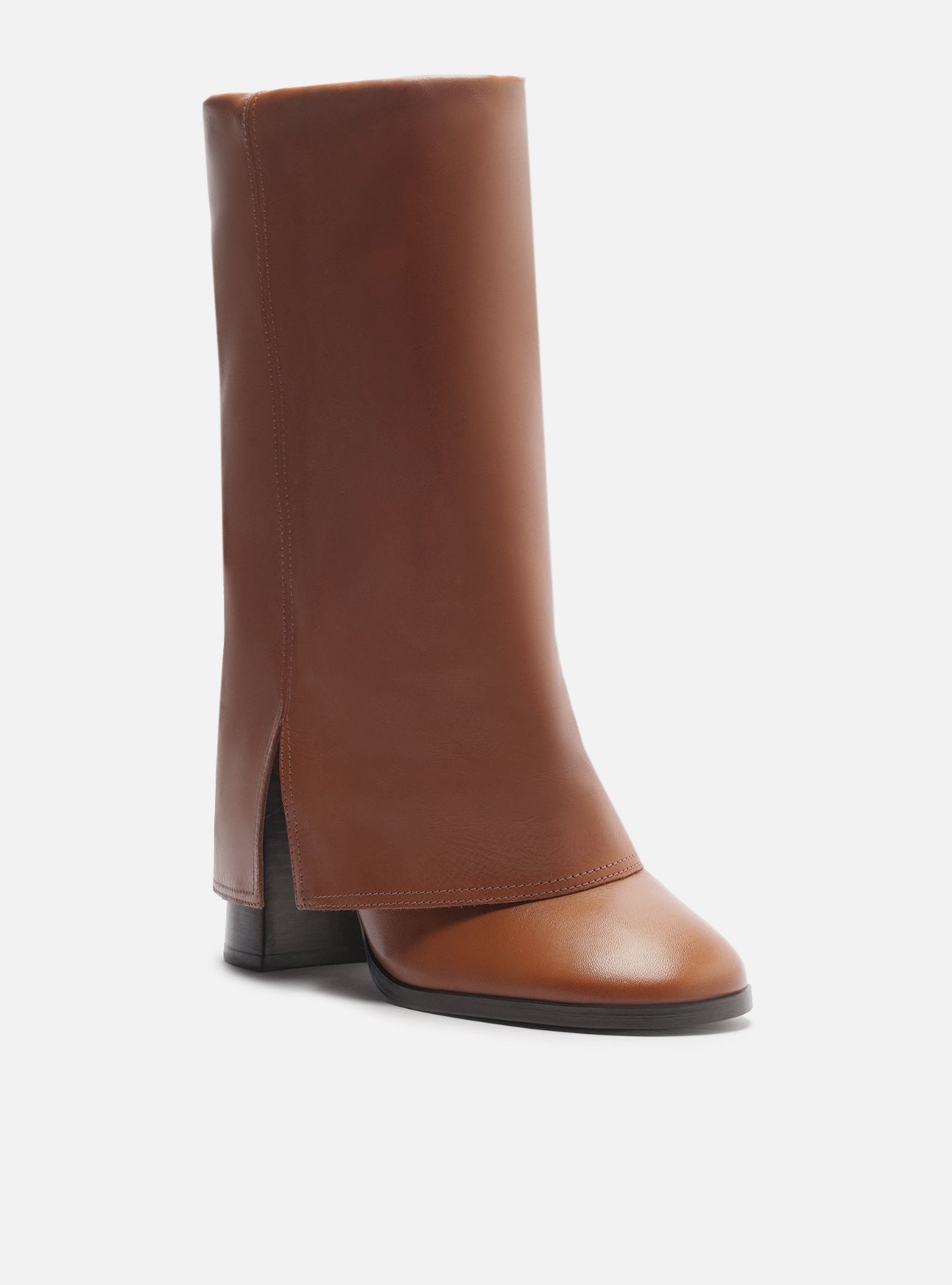 Harper Mid Block Leather Boot Boot F/25