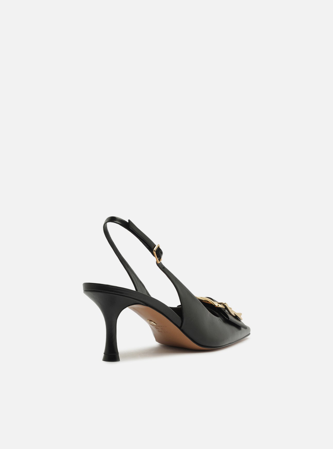 Florence Mid Stiletto Leather Pump Pumps Fall 26
