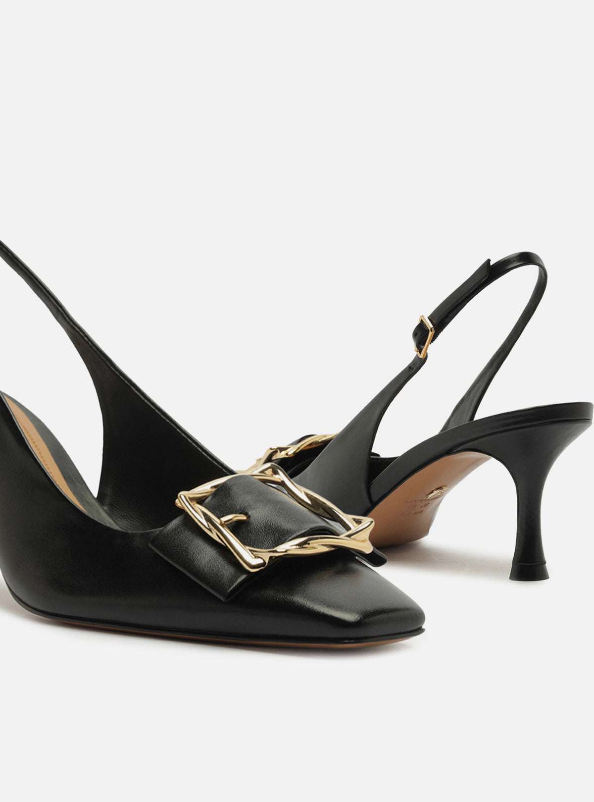 Florence Mid Stiletto Leather Pump Pumps Fall 26