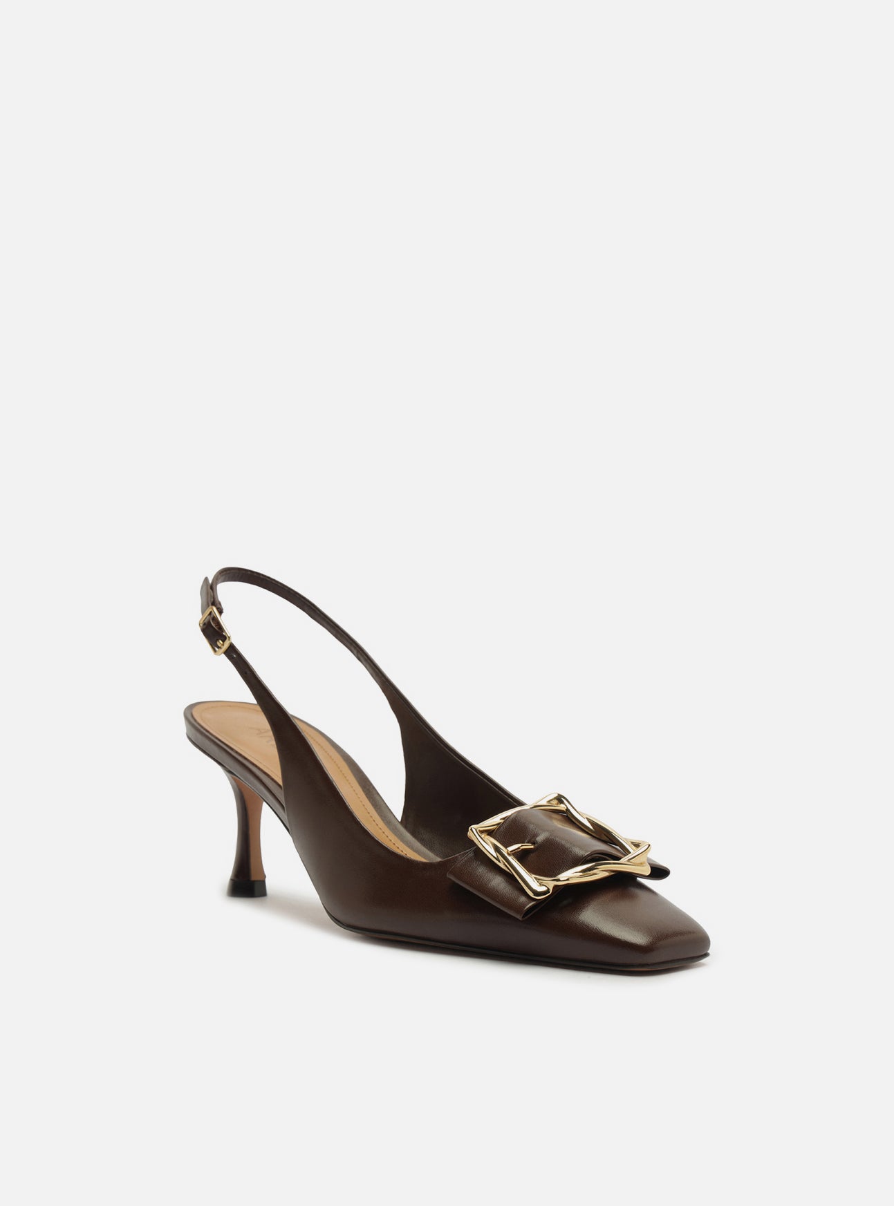 Florence Mid Stiletto Leather Pump Pumps Fall 26