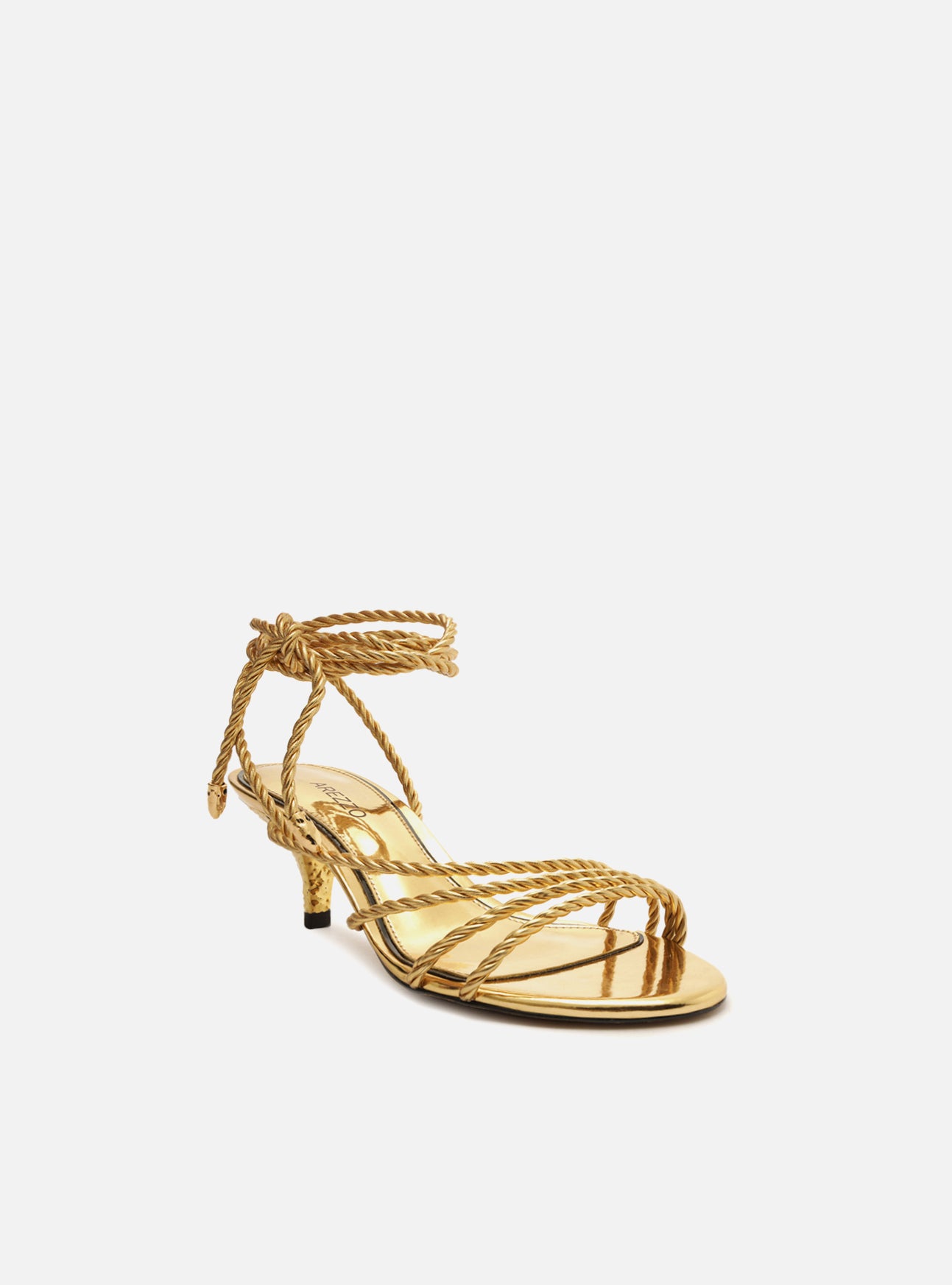 Floral Embroidered Yellow-Gold Heels | Heels, Gold heels, Floral heels