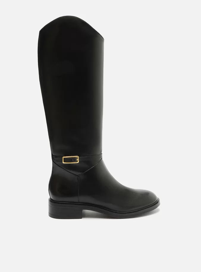Mckenna Leather Block Boot Boot FALL 24