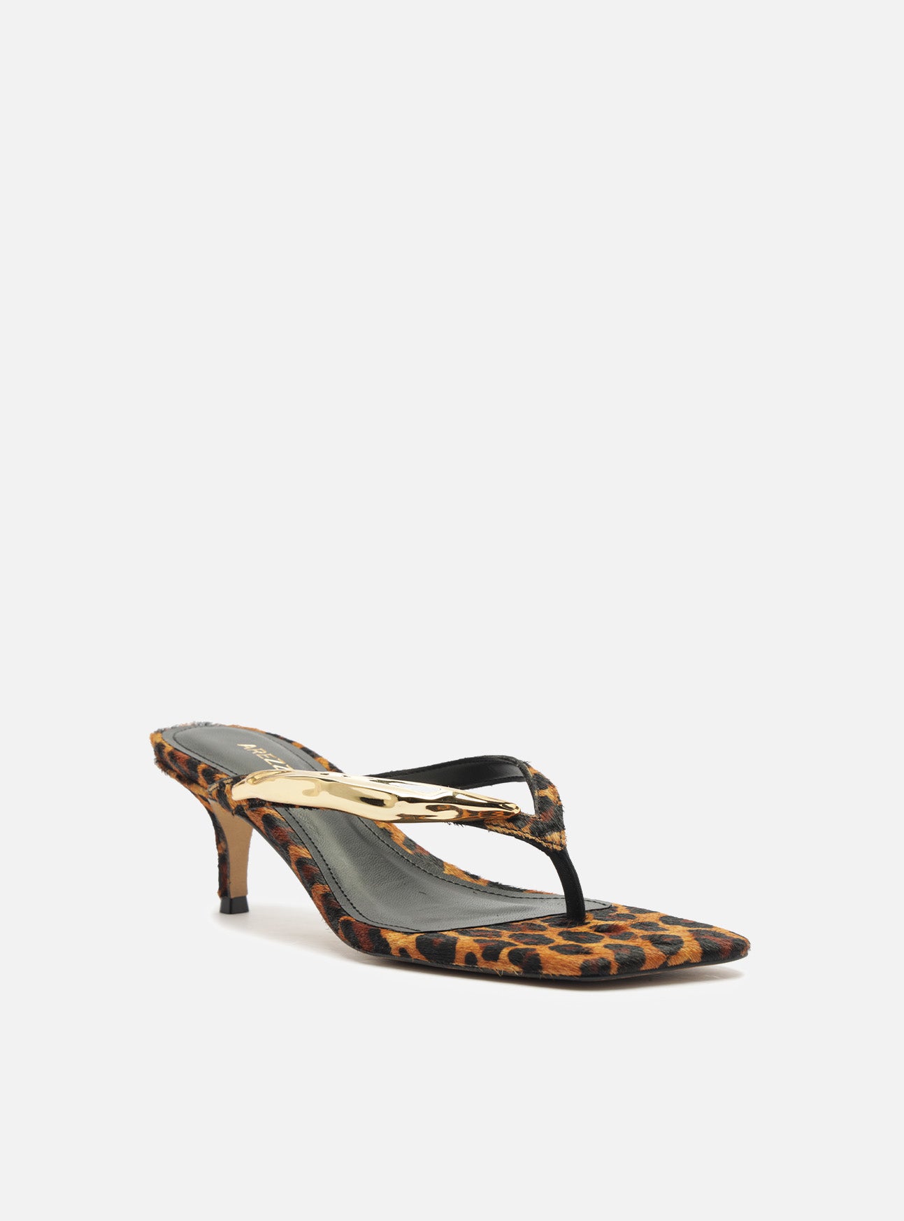 Gracey Mid Stiletto Leather Sandal Sandals F/25